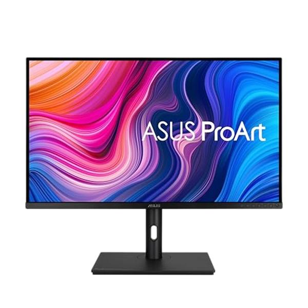 Monitor ASUS ProArt Display 32” 4K HDR (PA329CV): UHD (3840 x 2160), IPS, 100 % sRGB/Rec.709, ΔE < 2, verificación de Calman, suministro de energía USB-C, DisplayPort, HDMI, concen