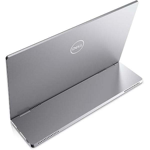 Monitor portátil Dell FHD LED de 14 pulgadas con productividad de doble pantalla, conmutación en el plano, conectividad USB-C, luz azul baja y software Display Manager