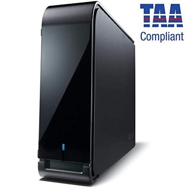 Disco duro externo de escritorio Buffalo DriveStation de 4 TB, alta velocidad, 7200 RPM, TAA, USB 3.2