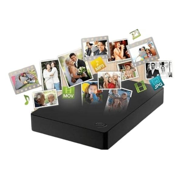 Disco duro externo portátil Seagate de 2 TB (USB 3.0) para PC, Mac, PlayStation y Xbox (1 año de garantía) (STGX2000400)