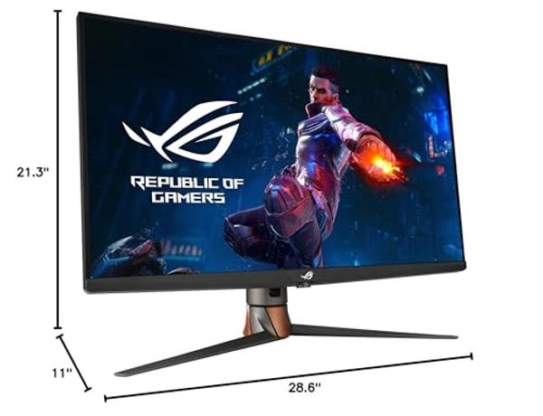 Monitor LED para juegos ASUS ROG Swift 32" 4K (PG32UQXR): UHD (3840 x 2160), 160 Hz, 1 ms, IPS rápido, atenuación local, FreeSync Premium Pro, HDMI 2.1, DisplayPort 2.1 con DSC, Qu