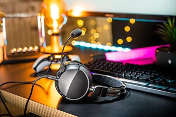 Auriculares cerrados para juegos Audio-Technica ATH-GL3BK, negros