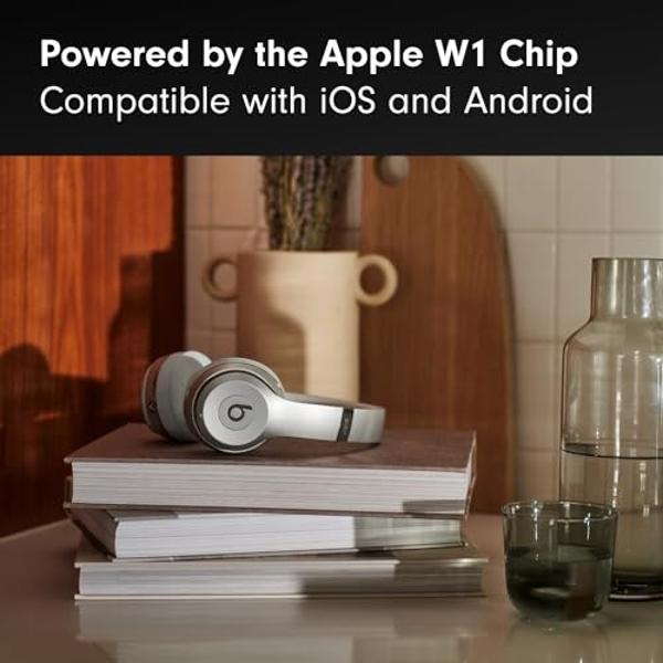Beats Solo3 - Auriculares inalámbricos Bluetooth supraaurales, compatibles con Apple y Android, hasta 40 h de batería - Plateados (último modelo)