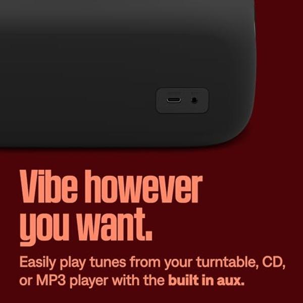 Altavoz portátil Bose SoundLink Max, gran altavoz Bluetooth resistente al agua IP67, hasta 20 horas de reproducción, USB-C, entrada auxiliar de 3,5 mm integrada, color negro