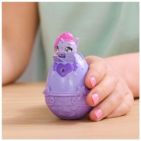 Hatchimals Alive, cesta de primavera con 6 minifiguras, 3 huevos autoeclosionantes, regalo divertido y juguete de Pascua, juguetes para niños y niñas a partir de 3 años.