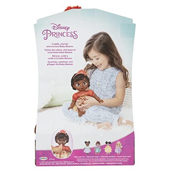 Muñeca bebé Moana de la princesa Disney con biberón y horquilla