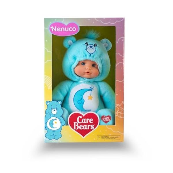 Nenuco - Oso cariñoso azul de 35 cm con cuerpo suave para bebés a partir de 3 años