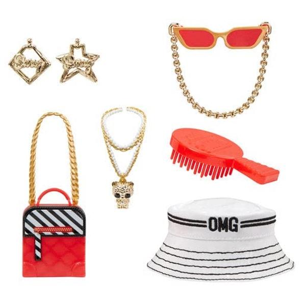 L.O.L. ¡Sorpresa! Muñeca de moda OMG Fierce Swag de 29 cm con X sorpresas, incluye accesorios y atuendos. Juguete navideño, ideal como regalo para niñas y niños de 4, 5 y 6 años o 