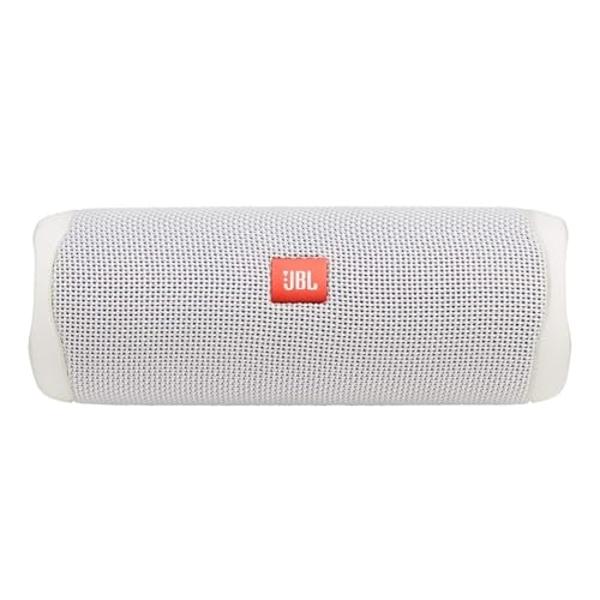 JBL FLIP 5, altavoz Bluetooth portátil resistente al agua, blanco, 3,6 x 3,6 x 8,5