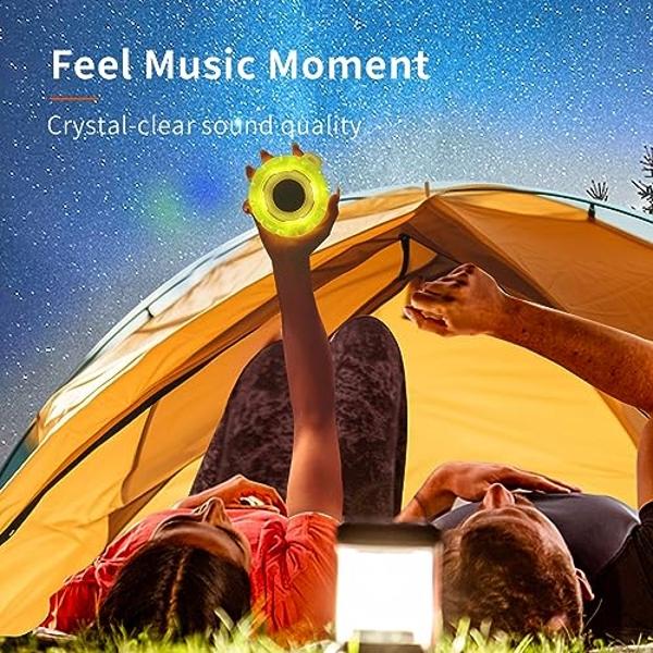 Altavoz Bluetooth para ducha resistente al agua HEYSONG, duradero y portátil con sonido nítido, ideal para ducha, piscina, playa y kayak. Un gran regalo para todas las edades.