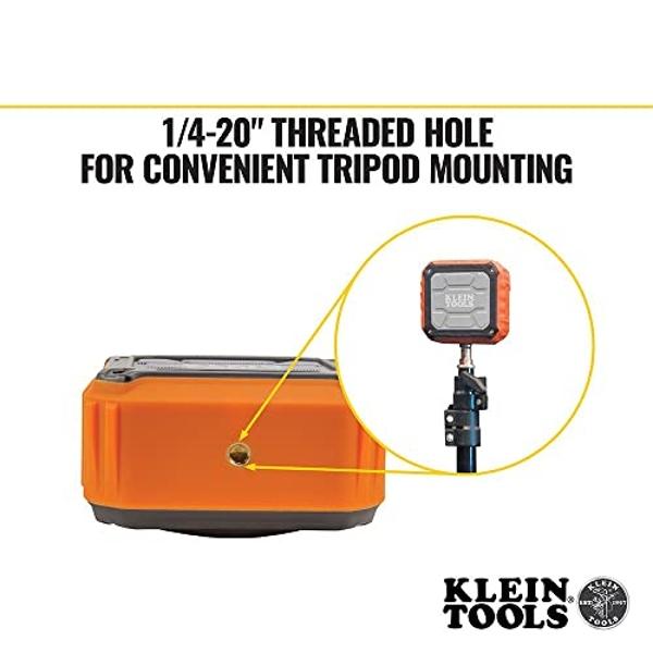 Altavoz Bluetooth Klein Tools AEPJS1, altavoz portátil inalámbrico para el lugar de trabajo que reproduce audio y responde llamadas con manos libres, IPX5, listo para el lugar de t
