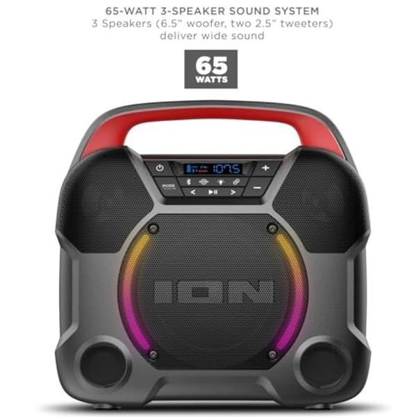 Altavoz portátil ION Audio Pathfinder Go - Negro (Renovado)