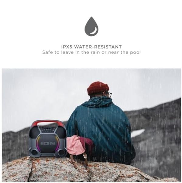 Altavoz portátil ION Audio Pathfinder Go - Negro (Renovado)