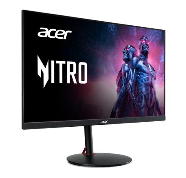 Monitor IPS para juegos de PC Acer Nitro de 27" WQHD 2560 x 1440 | AMD FreeSync Premium, frecuencia de actualización de hasta 180 Hz, 0,5 ms, DCI-P3 95 %, 1 DisplayPort 1.2 y 2 HDM