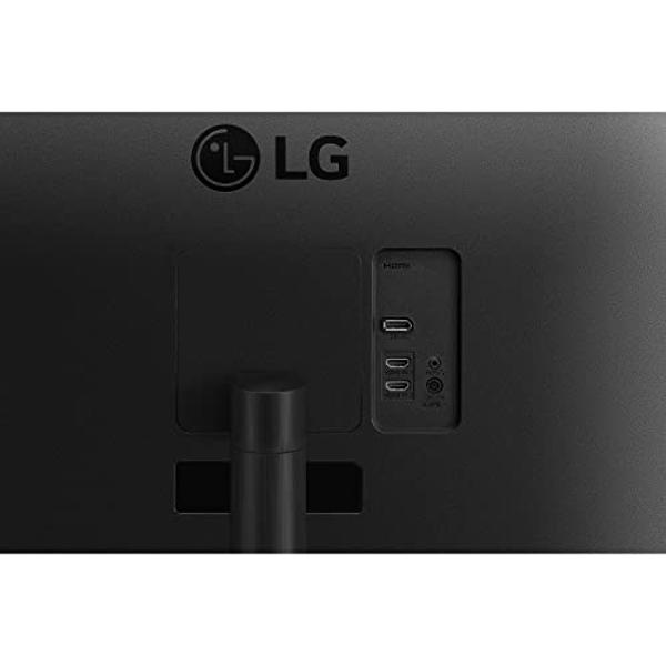 Monitor para juegos LG 34WP60C-B de 34 pulgadas, curvado, UltraWide QHD (3440 x 1440), relación de aspecto 21:9, con gama cromática sRGB de 160 Hz, HDR 10, AMD FreeSync Premium e i