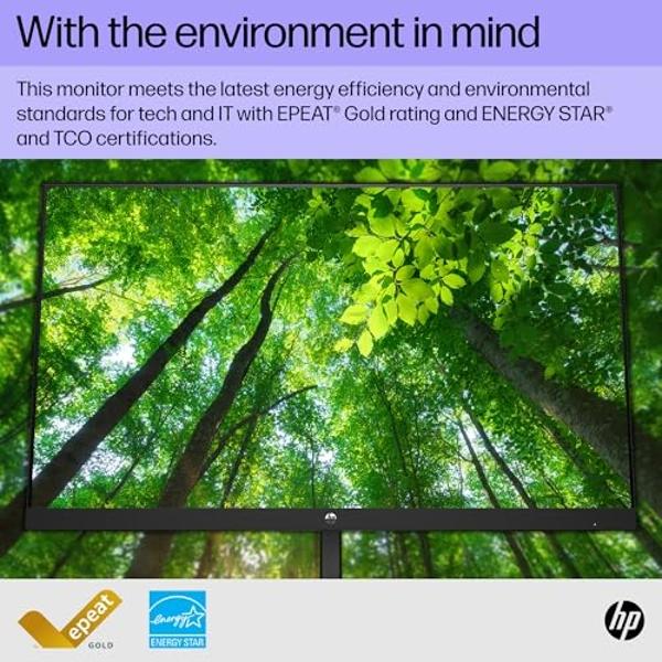 Monitor de escritorio HP V27i G5 de 27 pulgadas Full HD con AMD FreeSync de 75 Hz, modo de luz azul de baja intensidad, antirreflejo, compatible con VESA, ajuste de inclinación, HD