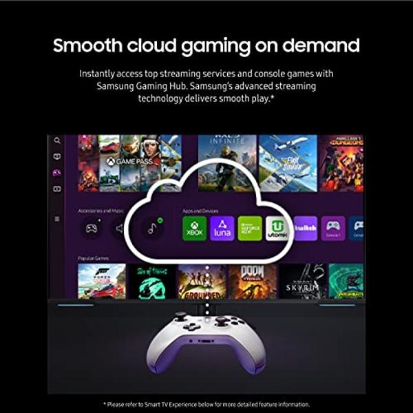 Monitor inteligente para juegos Samsung Odyssey Neo G7 Series 4K UHD de 43", 144 Hz, 1 ms, pantalla VESA HDR600, tecnología Quantum Matrix, AMD FreeSync Premium Pro, LS43CG702NNXZA