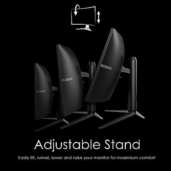 Monitor curvo para juegos MSI Optix MAG342CQR 1500R, relación de aspecto 21:9, bisel estrecho, 1 ms, resolución UWQHD de 3440 x 1440, frecuencia de actualización de 144 Hz, ajuste 