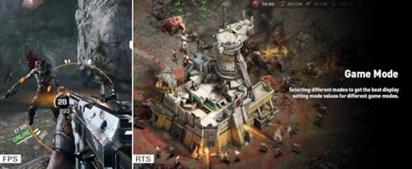 Monitor para juegos LG UltraGear 4K UHD (3840x2160) de 27", 144 Hz, 1 ms, VESA DisplayHDR 400, G-SYNC y AMD FreeSync Premium, HDMI 2.1, DisplayPort, salida HP de 4 polos DTS HP:X, 