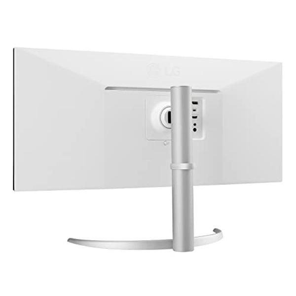 Monitor LG 34WQ650-W IPS UltraWide Full HD (2560 x 1080) de 34 pulgadas y 21:9, frecuencia de actualización de 100 Hz con gama cromática RGB del 99 %, VESA DisplayHDR 400, USB tipo