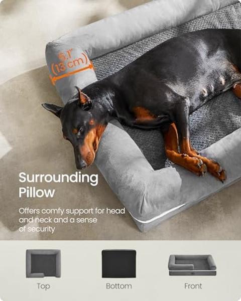 Cama para perros Friends Forever Donut de piel sintética, suave y relajante, para perros pequeños. Suave y afelpado, antiansiedad. Lavable a máquina, con base antideslizante, 58 x 
