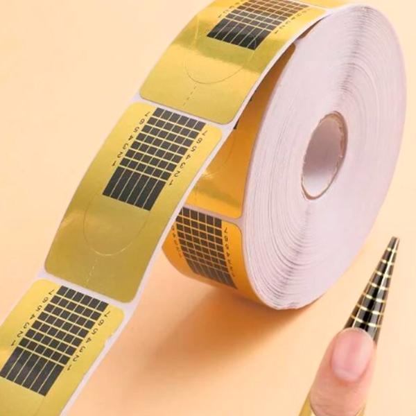 Rollo De Stickers Para Uñas Esculturales 500 Plantillas