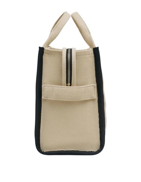 Bolsa Marc Jacobs The Tote Bag Jacquard Beige Mediana