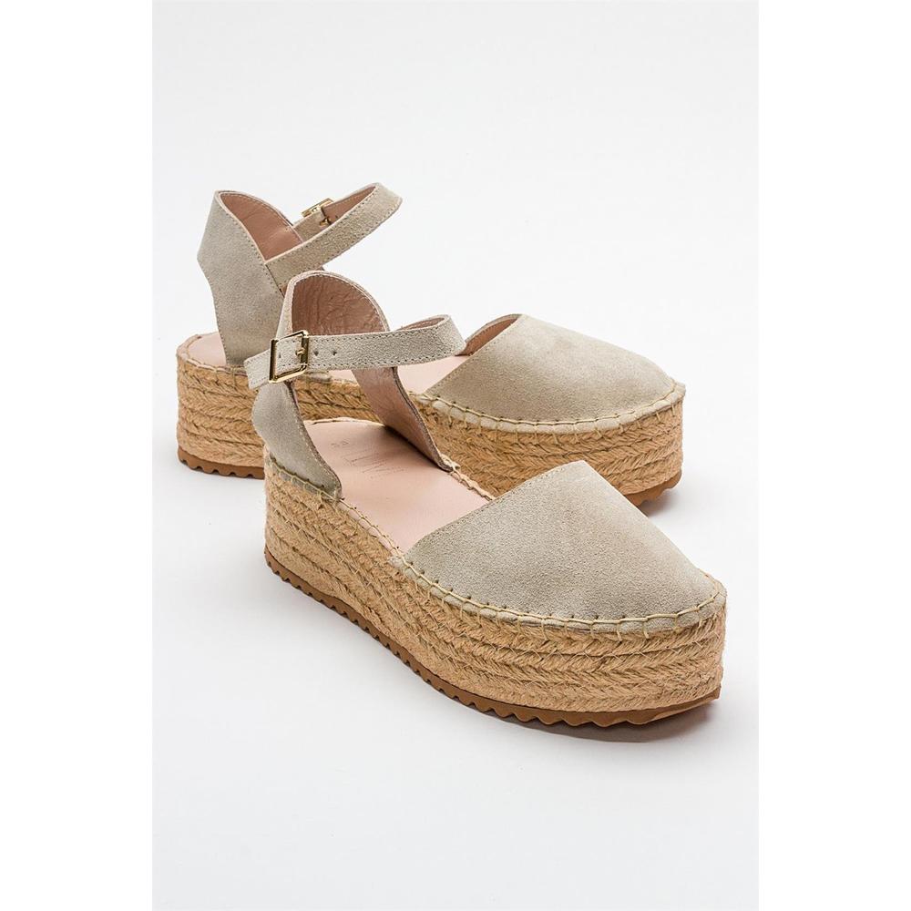 Viba - Alpargatas de ante beige
