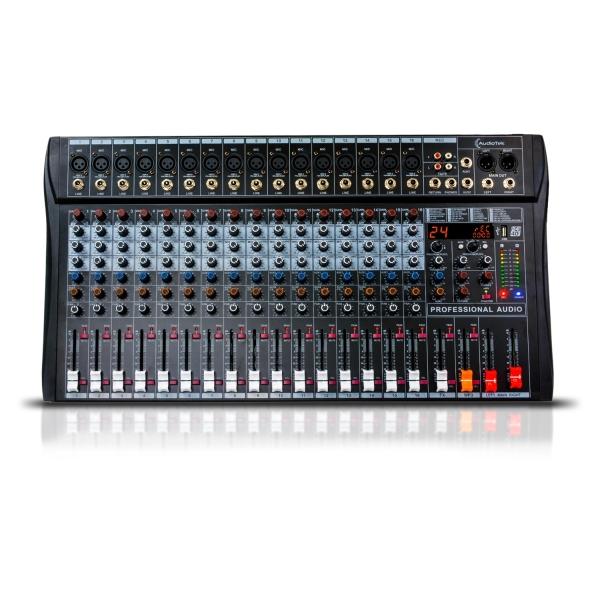 Mezcladora Mixer 16 Canales Bluetooth Usb Sonido Estudio 