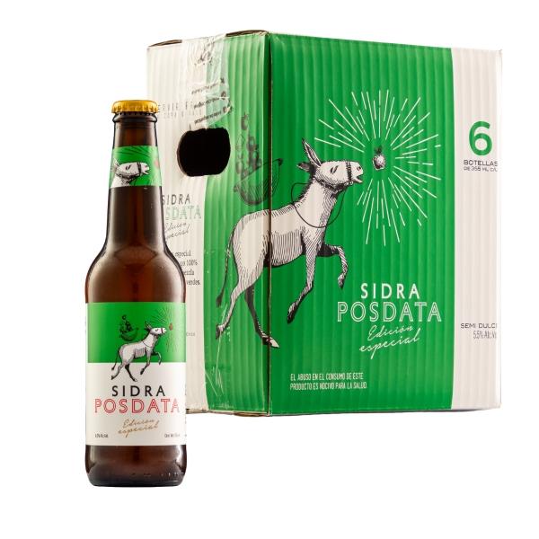 Six Pack Sidra Artesanal Posdata Edición Especial 355 Ml