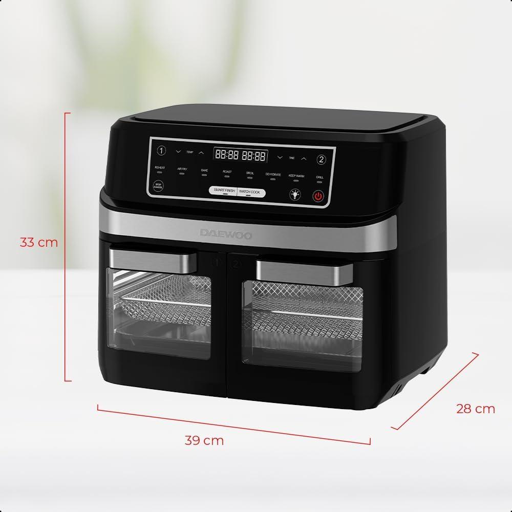 HORNO ELECTRICO CON FREIDORA AIRE DAEWOO DI-5512-KDF DE 12L