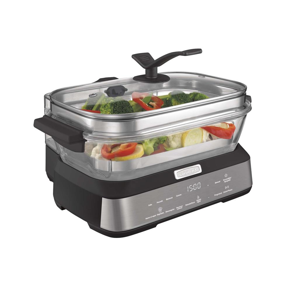 VAPORERA DIGITAL CUISINART STM4000 6L 8 OPCIONES PROGRAMADAS
