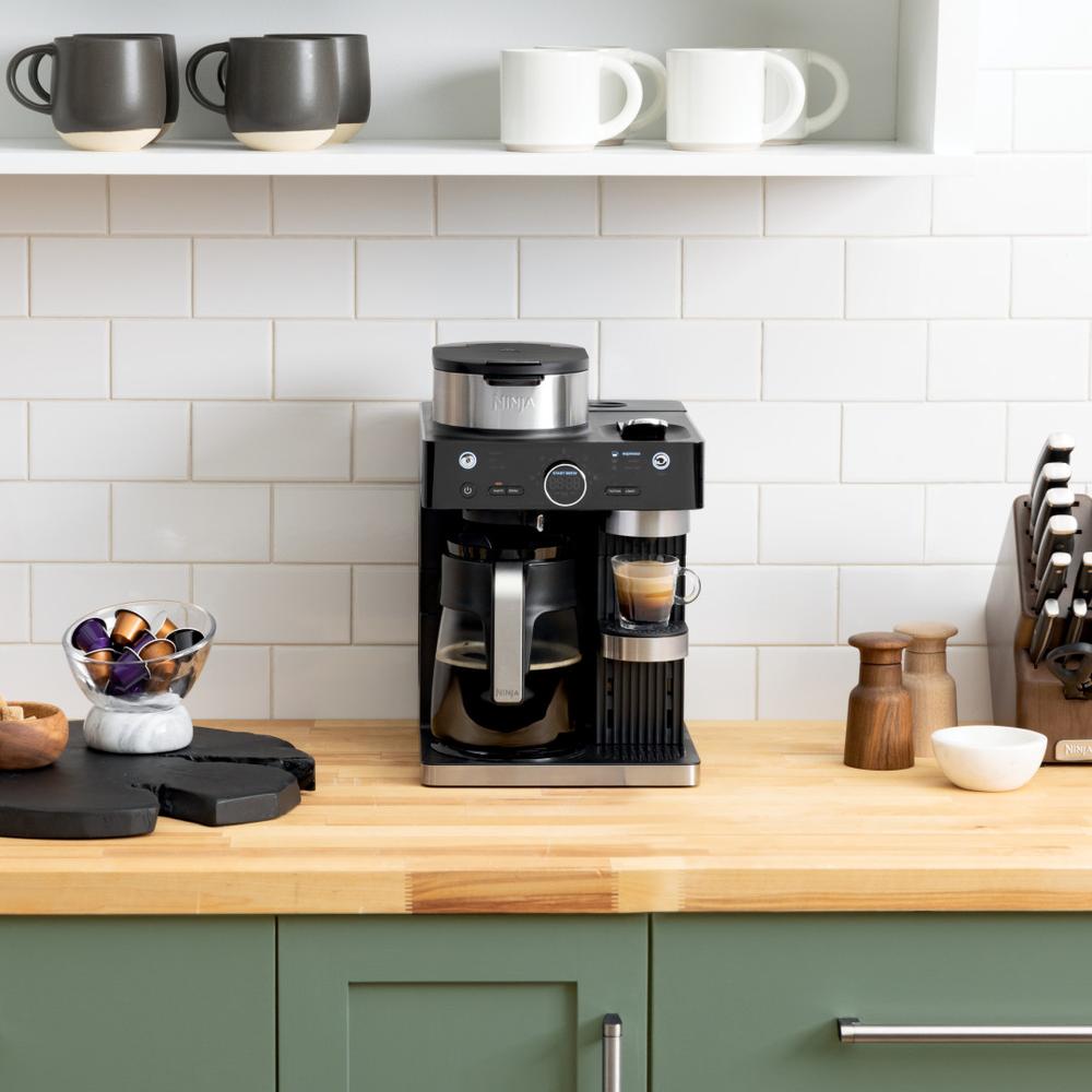 Cafetera para 12 tazas - Ninja Espresso & Coffee Barista System CFN601