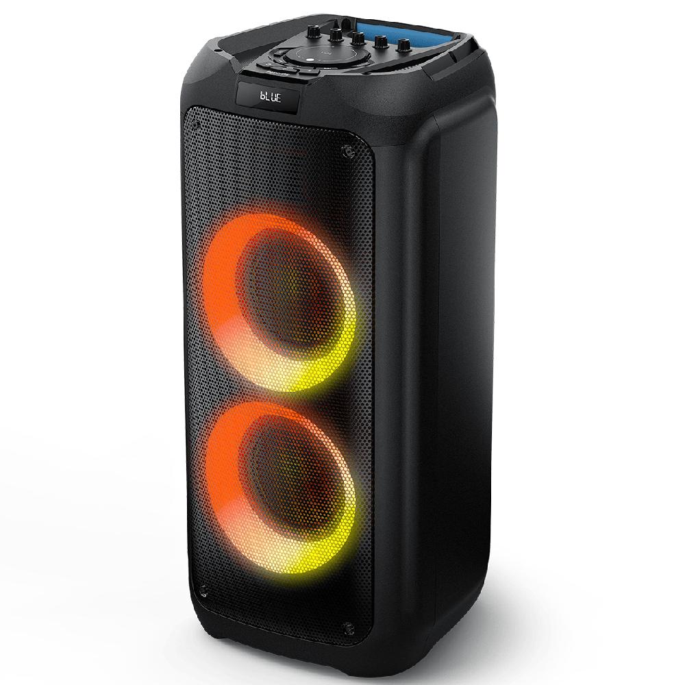 Bocina Philips Party Speaker Bluetooth con efectos de luz para fiesta y entradas de micrófono