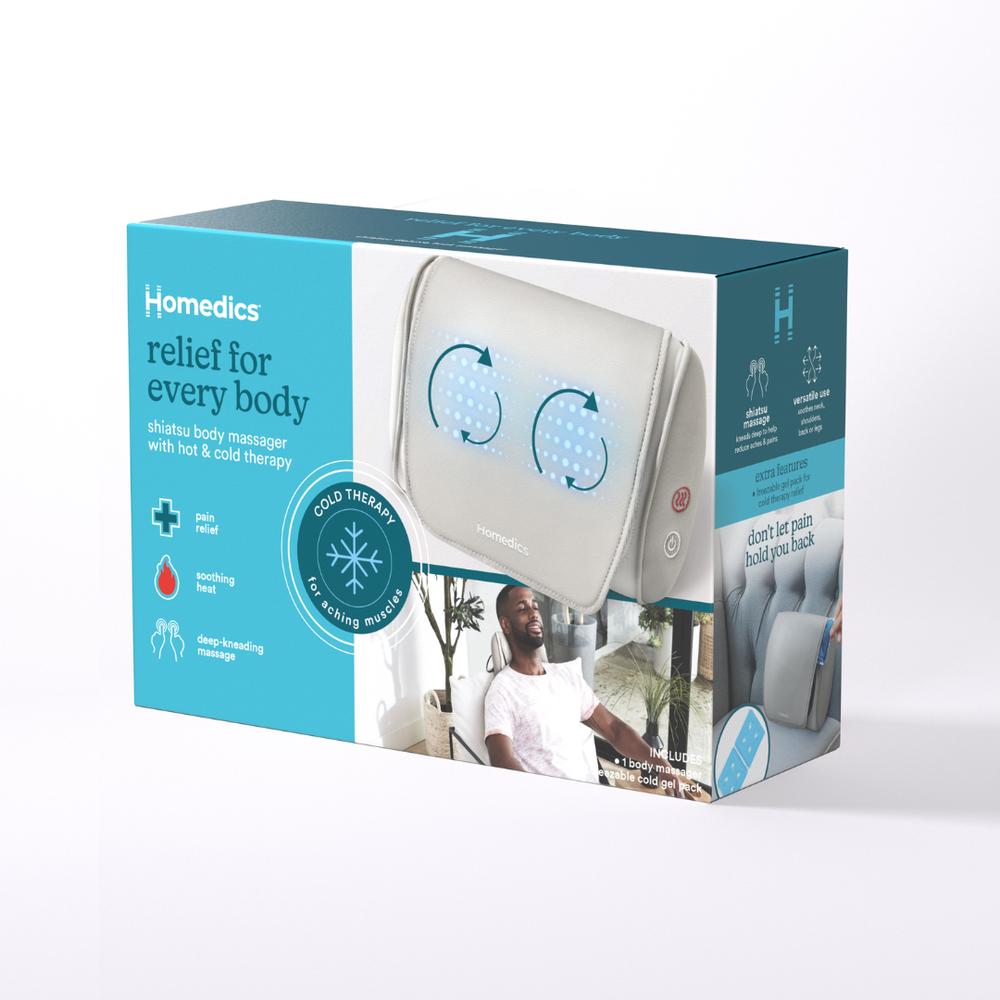 Cojín Masajeador Corporal Homedics de Gel con Calor