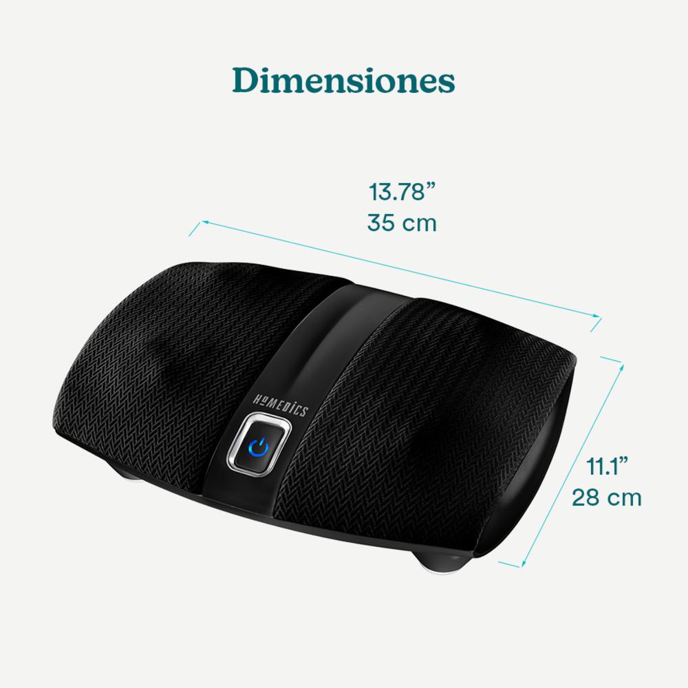 Masajeador de Pies Homedics Shiatsu Compresión de Aire y Calor