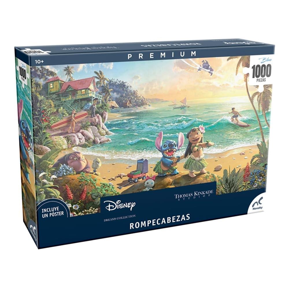 Rompecabezas Lilo y Stitch de Thomas Kinkade 1000 Piezas Premium