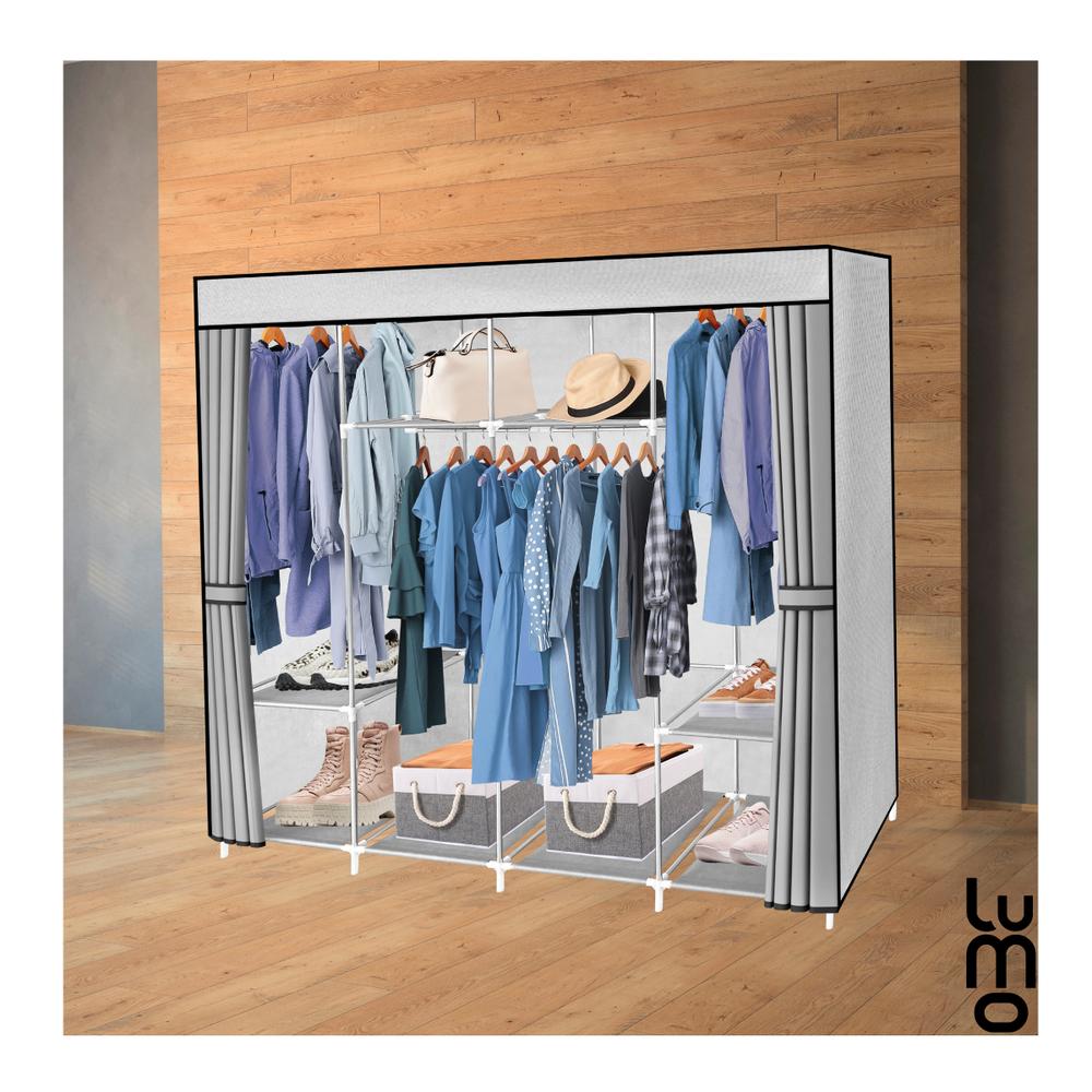 165cm Closet Grande Ropero armario reforzado Portatil