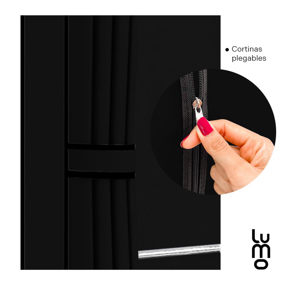 165cm Closet Grande Ropero armario reforzado Portatil