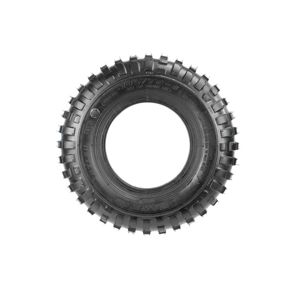 Llanta 145/70-6 para moto uso sin camara tubeless rear 52P P333 Wanda