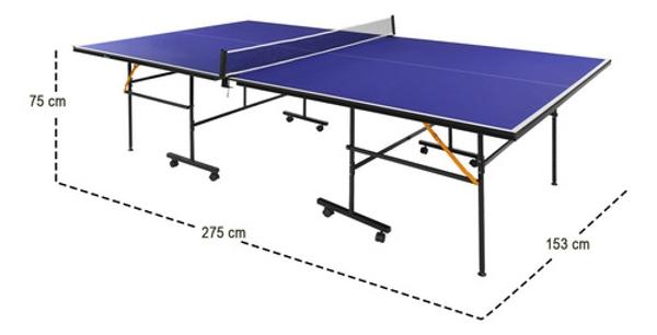 Mesa Ping Pong Plegable Profesional 12mm 2.75x1.53x75 M Centurfit