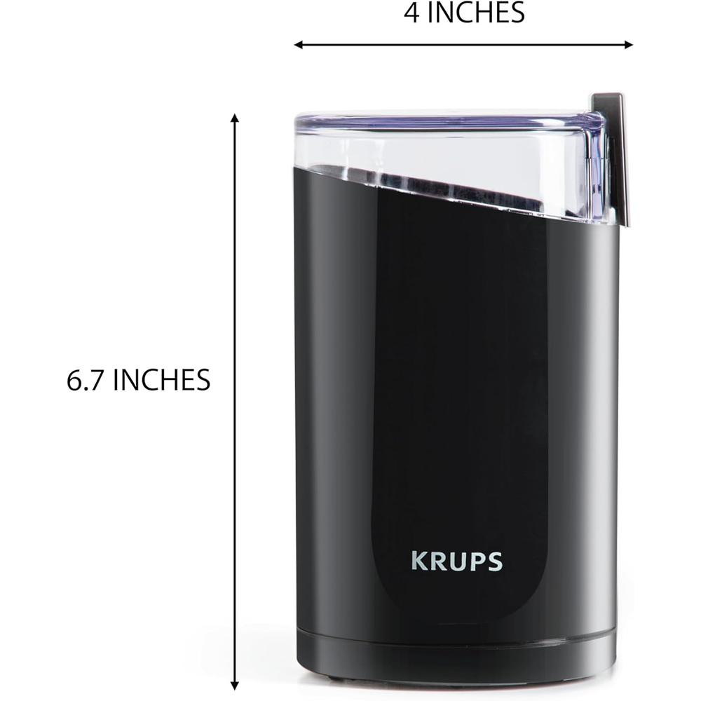 Molino café y especias eléctrico Krups 12 Tazas Acero Inox