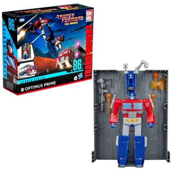 Figura de acción de Optimus Prime de Transformers Toys Studio Series Commander Class The Movie 86-31, 7 pulgadas, para niños y niñas de 8 años en adelante.