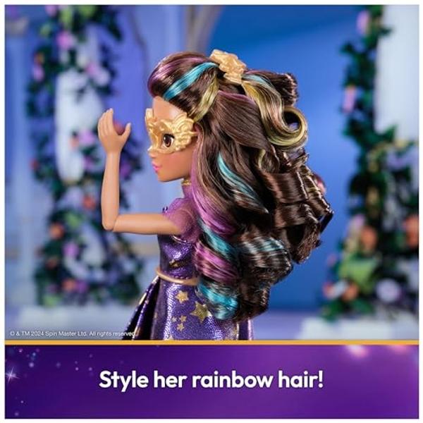 Academia Unicornio, Muñeca Sophia para Baile de Máscaras con 9 Accesorios, 9.5", Muñecas y Juguetes de Unicornio para Niñas.