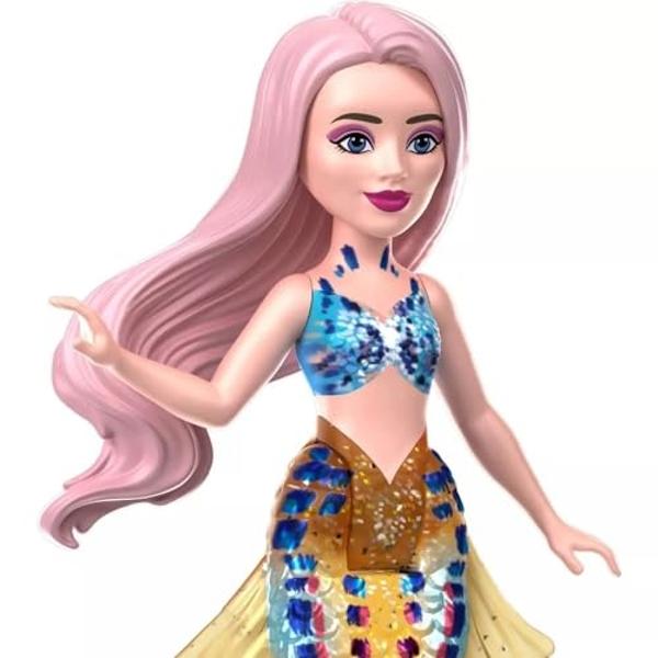 Juguetes de princesas Disney de Mattel, La Sirenita Ariel y sus hermanas, conjunto de muñecas pequeñas, colección de 7 muñecas de sirena, inspiradas en la película.