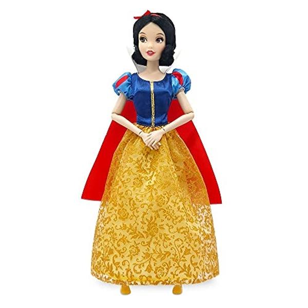 Muñeca clásica oficial de Disney Princess (Blancanieves), 28 cm, incluye un cepillo con detalles moldeados, juguete totalmente articulado con atuendo clásico - Juguetes de princesa.