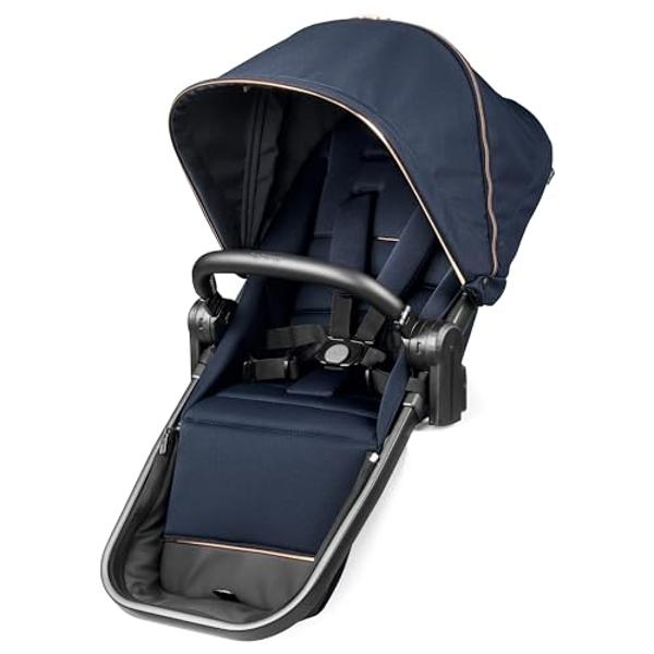 Peg Perego Ypsi – Cochecito compacto individual o doble – Compatible con todas las sillas de auto Primo Viaggio 4-35 y cunas Ypsi – Fabricado en Italia – Azul brillante (azul y cob.