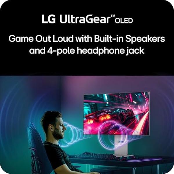 Monitor para juegos LG ‎32GS95UV OLED Ultragear de 32 pulgadas 4K UHD 1440p 240 Hz 0,03 ms DisplayHDR True Black 400 AMD FreeSync Premium Pro NVIDIA G-Sync HDMI 2.1 DisplayPort Sop.
