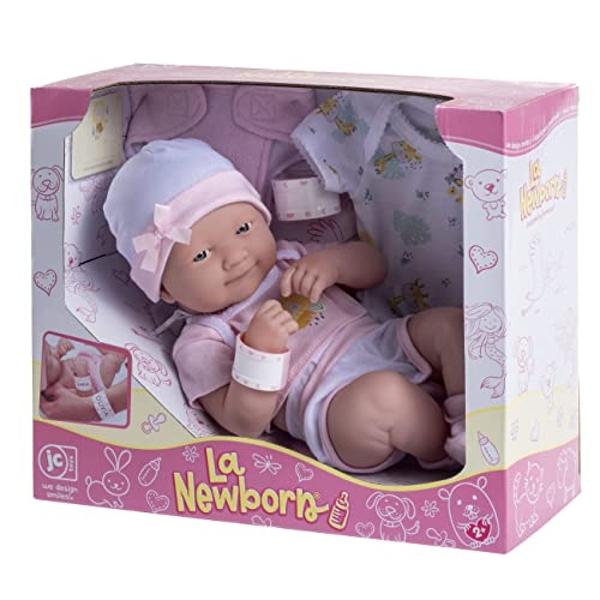 Berenguer Boutique 30050 TWINS - Muñecas bebé de cuerpo blando de 15” - Set de regalo de 12 piezas con ojos que se abren y cierran - Perfecto para niños de 2 años en adelante.