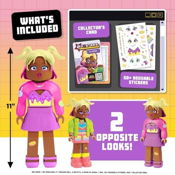 Mi muñeca de moda Avastars: DJ-Candy con 2 atuendos y más de 100 formas de personalizarla.